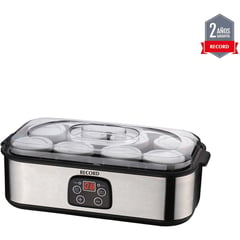 RECORD - Yogurt Maker 1.6L 8 frascos Inox