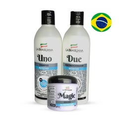 LA BRASILIANA - Kit Tratamiento Post Alisado