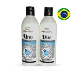 LA BRASILIANA - Shampoo y Acondicionador Post alisado -