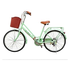 SPORT FITNESS - Bicicleta paseo retro lady aro 26 - turquesa