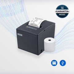 XPRINTER - Impresora ticketera térmica tickets 80mm USB LAN para facturas boletas