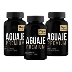 MUJER AGUAJE - Pack 03 Frascos Aguaje Premium 100 Capsulas