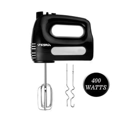 PRIMA - Batidora manual 6 Velocidades 400Watts Negro