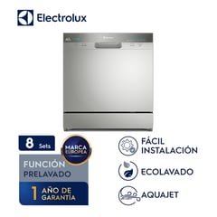 ELECTROLUX - Lavavajillas Freestanding 8 Sets Stainless Steel EHCE08M2STG