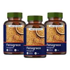 LIMA NATURALS - Pack De 03 Frascos De Fenogreco