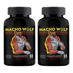 MACA WORKS - Pack 02 Frascos Macho Wolf Energía Masculina