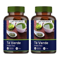 LIMA NATURALS - Pack 02 Frascos Te Verde 100 Capsulas