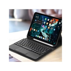 OEM - Case con Teclado TOUCHPAD para iPad 10.2 7ma8va9na Gen con portapencil