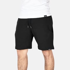 YONISTERS CLOTHING - Short de Algodón con Cierre Yonisters Clothing Negro