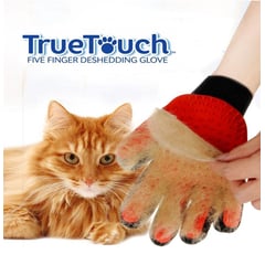 TRUE TOUCH - Guante Removedor De Pelos Mascota Perro Y Gato