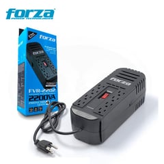 FORZA - Estabilizador 2200VA FVR-2202 1100W 8 Tomas 220V