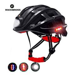 ROCKBROS - Casco de Bicicleta Marca Clásico VIP con Luz USB