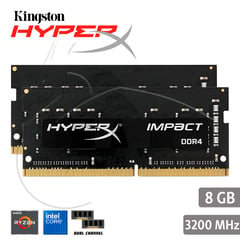 HYPERX - MEMORIA RAM LAPTOP DDR4 3200MHZ 8GB FURY IMPACT