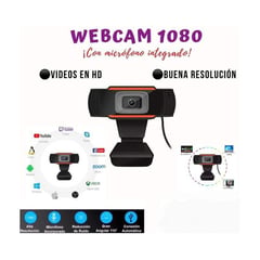 OEM - Cámara web 1080x1920p WEBCAM con Micrófono para PC