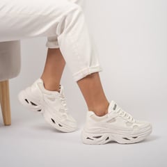 ARANNI - Zapatilla mujer zara blanco