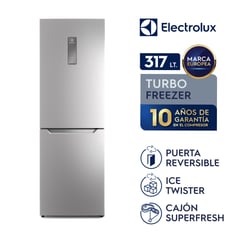 ELECTROLUX - Refrigeradora 317L Bottom Freezer No Frost ERQR32E2HUS