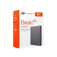 SEAGATE - Disco externo 2tb basics usb 2.0/3.0