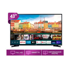 SAMSUNG - Televisor Samsung 43 LED FHD Smart TV T5202