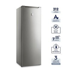 ELECTROLUX - Congelador Frost Vertical 212L Silver EFUP22P2HRG