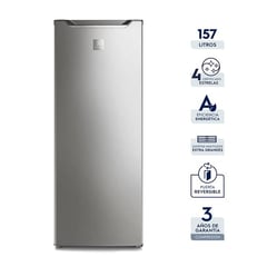 ELECTROLUX - Congelador 157L Vertical Plata EFUY16P2HVG