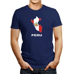 IDAKOOS - Polo Peru - Country Map Color.