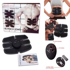 GENERICO - Electroestimulador Muscular Abdominal Smart Fitness Six Pack