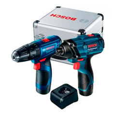 BOSCH - Taladro Atornillador GSR 120 + Impacto GDR 120 12v