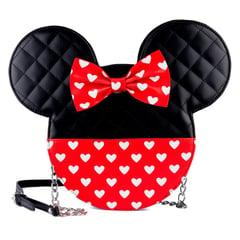 LOUNGEFLY - Cartera Crossbody Mickey y Minnie Mouse