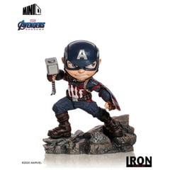 IRON STUDIOS - FIGURA COLECCIONABLE DE MINICO CAPTAIN AMERICA AVENGERS ENDGAME