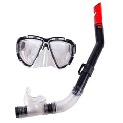 GENERICO - Set de Buceo Máscara y Snorkel Negro