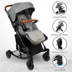 INFANTI - Coche Cuna Mecedora »ROCKING» GRAY