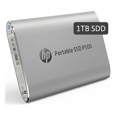 HP - Disco Duro Externo Estado Solido SSD 1Tb P500, USB 3.1 Gen2 Tipo-C