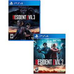 Resident evil 3 + resident evil 2 ps4