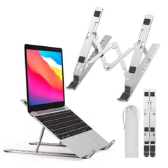 SUPER - Base Soporte Laptop Aluminio Mac Macbook Tabletas Ajustable