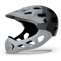 CAIRBULL - CASCO CON MANDIBULA DESMONTABLE ALLCROSS PLOMO