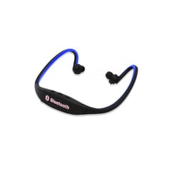 GENERICO - Handsfree bluetooth bs19c con ranura micro sd color azul