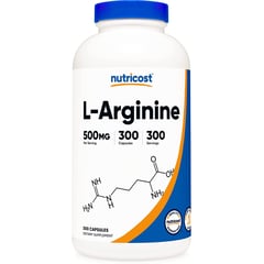 NUTRICOST - L Arginina Arginine 500MG 300 capsulas