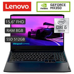 DELL - Laptop Gamer Lenovo Ideapad 3 15Ihu6 15.6' Fhd Ips Core I5-11320H, 8Gb Ddr4 512Gb Free Dos