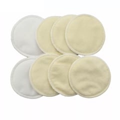 EKOALITAS - Protectores de Lactancia Reutilizables-Blanco