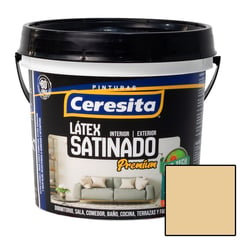 CERESITA - LATEX SATINADO PREMIUM CREMA 1GL