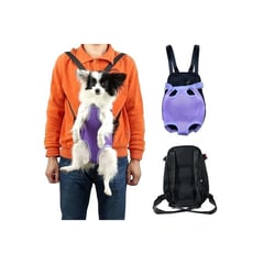 QUE PATAS PET SHOP - Mochila Canguro Talla L Multicolor