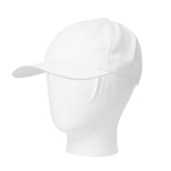 TODO GORROS PERU - Gorro clasico blanco con ajuste de correa -