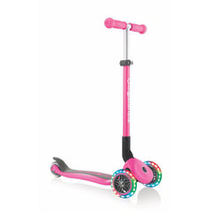 GLOBBER - Scooter Primo Plegable LED Rosado