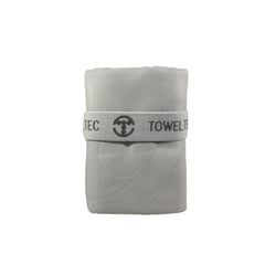 TOWELTEC - TOALLA DE MICROFIBRA SMALL PLATA