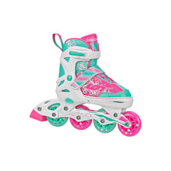 ROLLER DERBY - Patines Lineales Ajustable ION 7.2 Mint-pink M t32-35