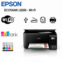 EPSON - IMPRESORA MULTIFUNCIONAL ECOTANK L3250 WIFI