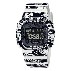 G-SHOCK - Reloj de Resina DW-5600GU-7 Blanco con Diseño