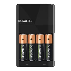 GENERICO - Cargador Duracell con 4 Pilas Aa De 2500mah Recargables