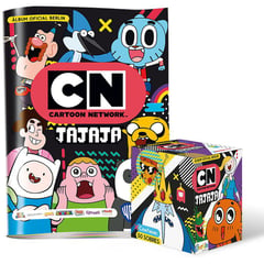 EDITORIAL BERLIN - Cartoon Network 2022, 1 Álbum Tapa Blanda + 1 Cajita (50 Sobres)