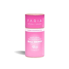 FARIA NATURALS - Desodorante Sin Aluminio Natural y Vegano Frambuesa